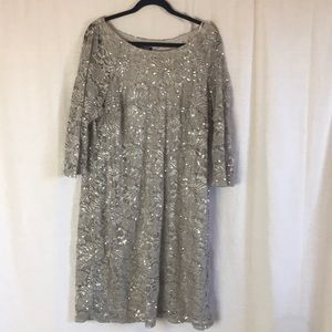 Dress Barn  lace and sequins dress.